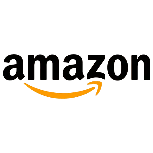The logo for Amazon