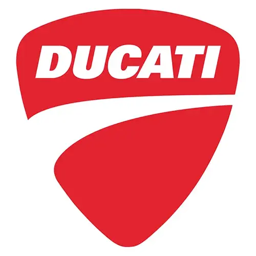 The logo for Ducati