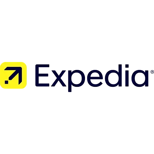 The logo for Expedia