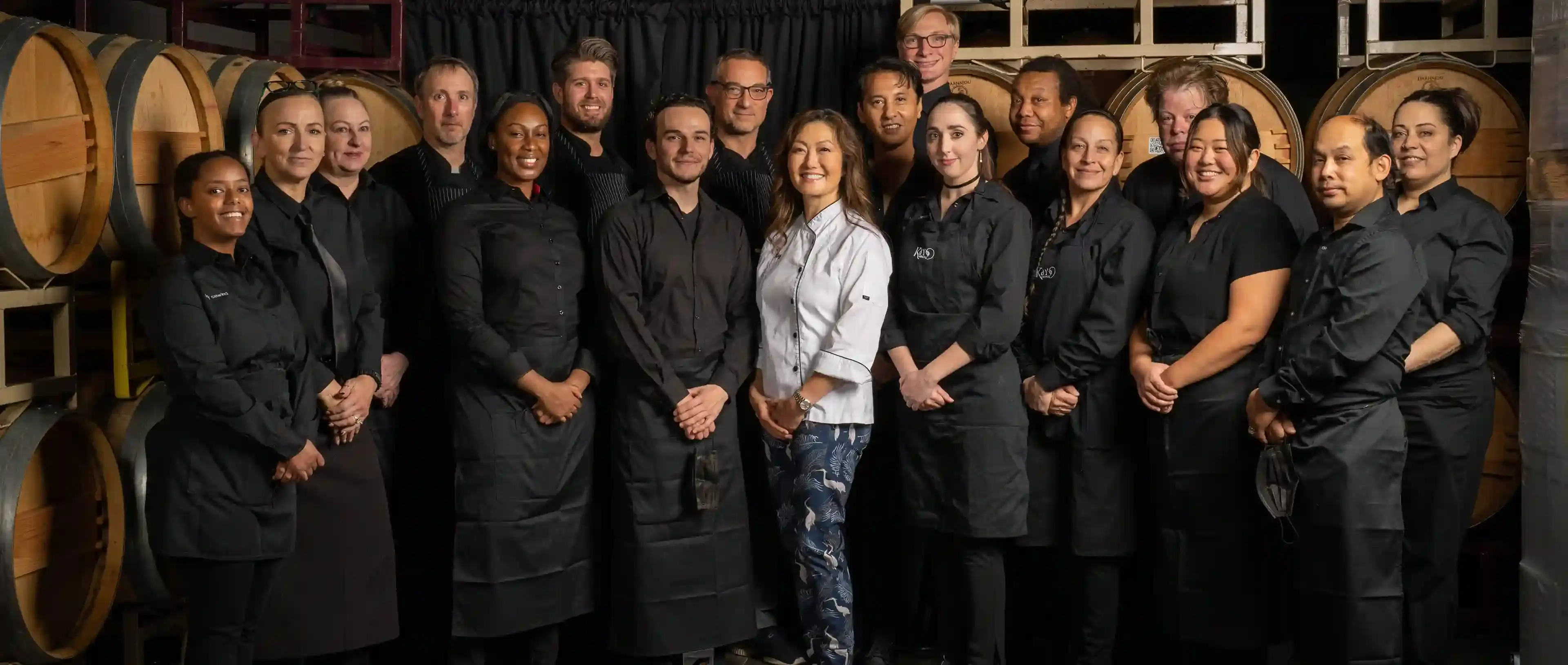 A picture of the K Catering team